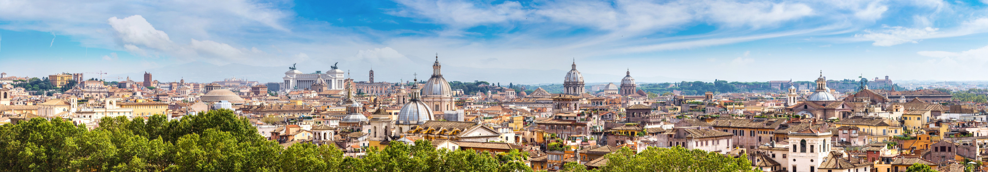 Panoramaansicht von Rom 