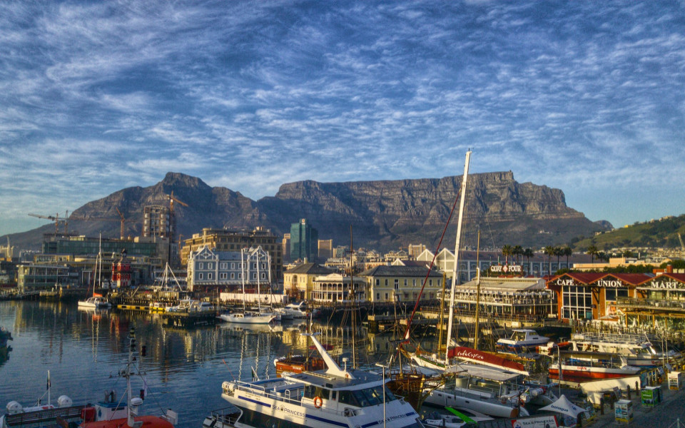 Fischerdorf in S&uuml;dafrika